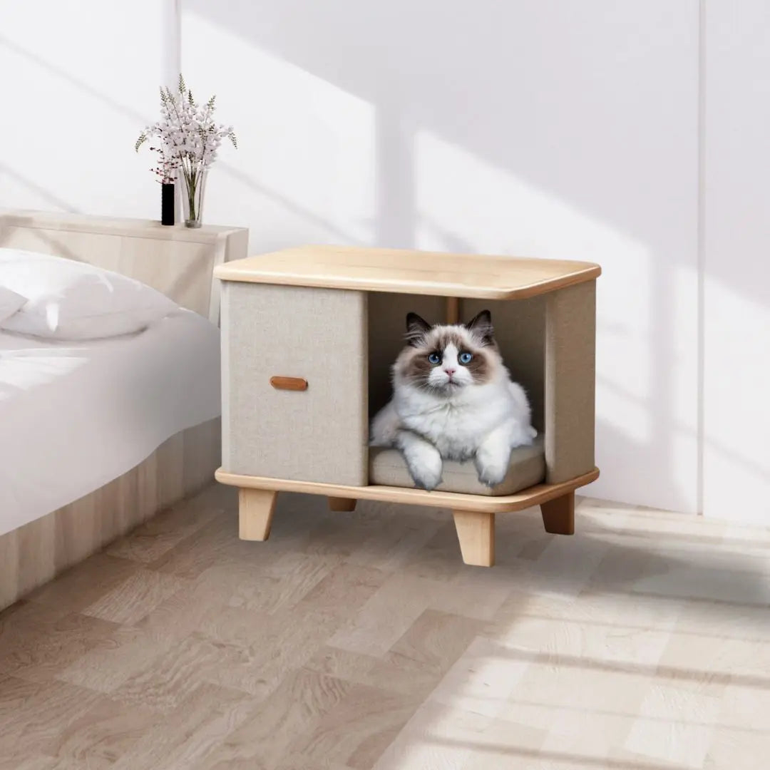 meuble pour chat douillet refuge chic
