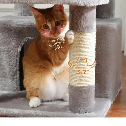 Arbre-a-chat-griffoir-gris-palais-félin
