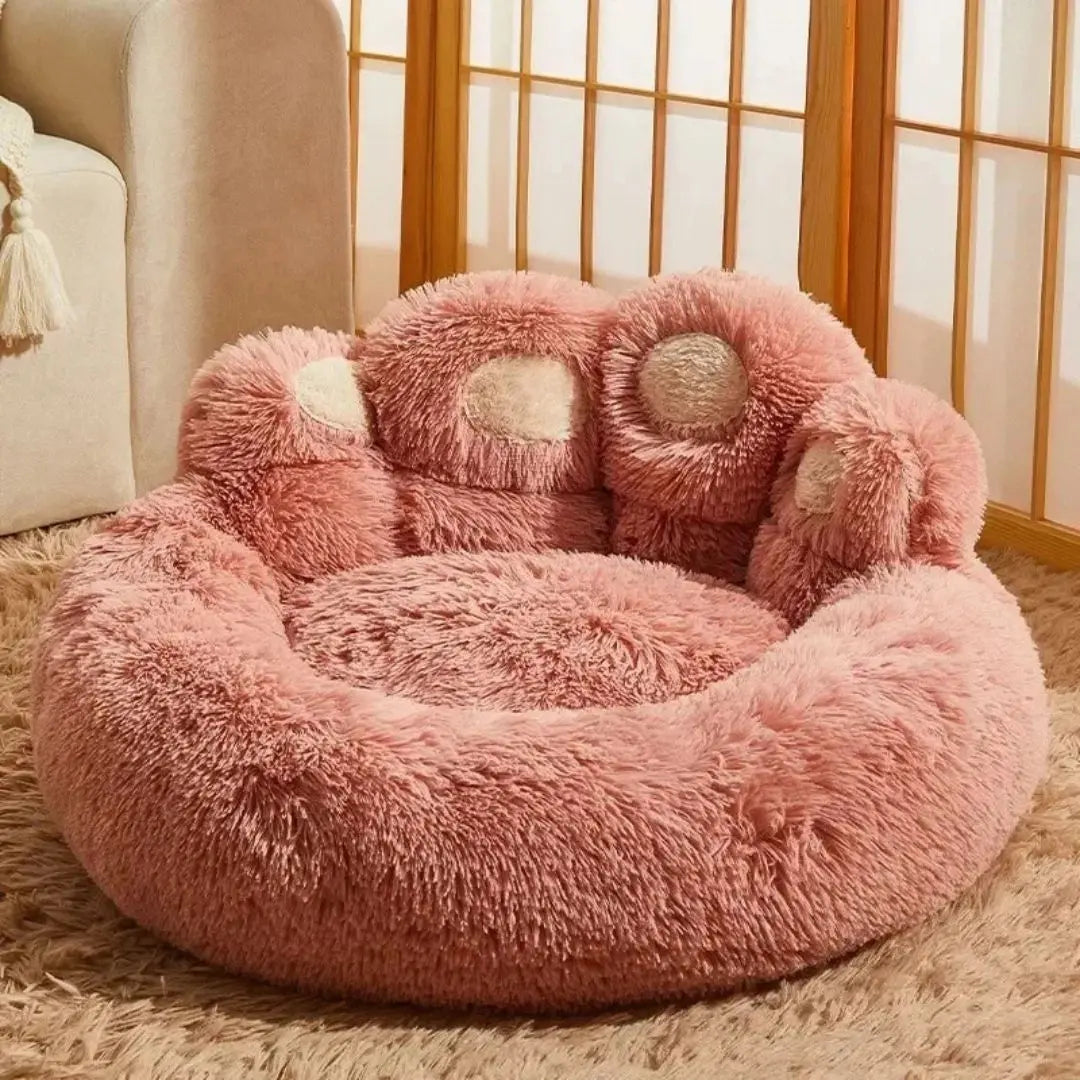 Coussin Chat Brun Café | Câlin d'ours™ brun café Arbre à Chat - Design