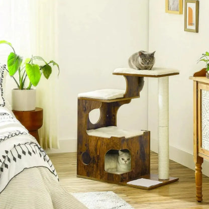 arbre-a-chat-en-bois-design-refuge-de-minou