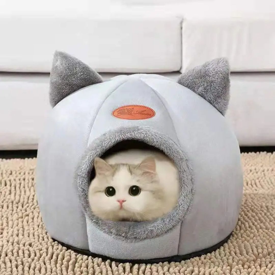 niche-pour-chat-igloo-douillet-confortable